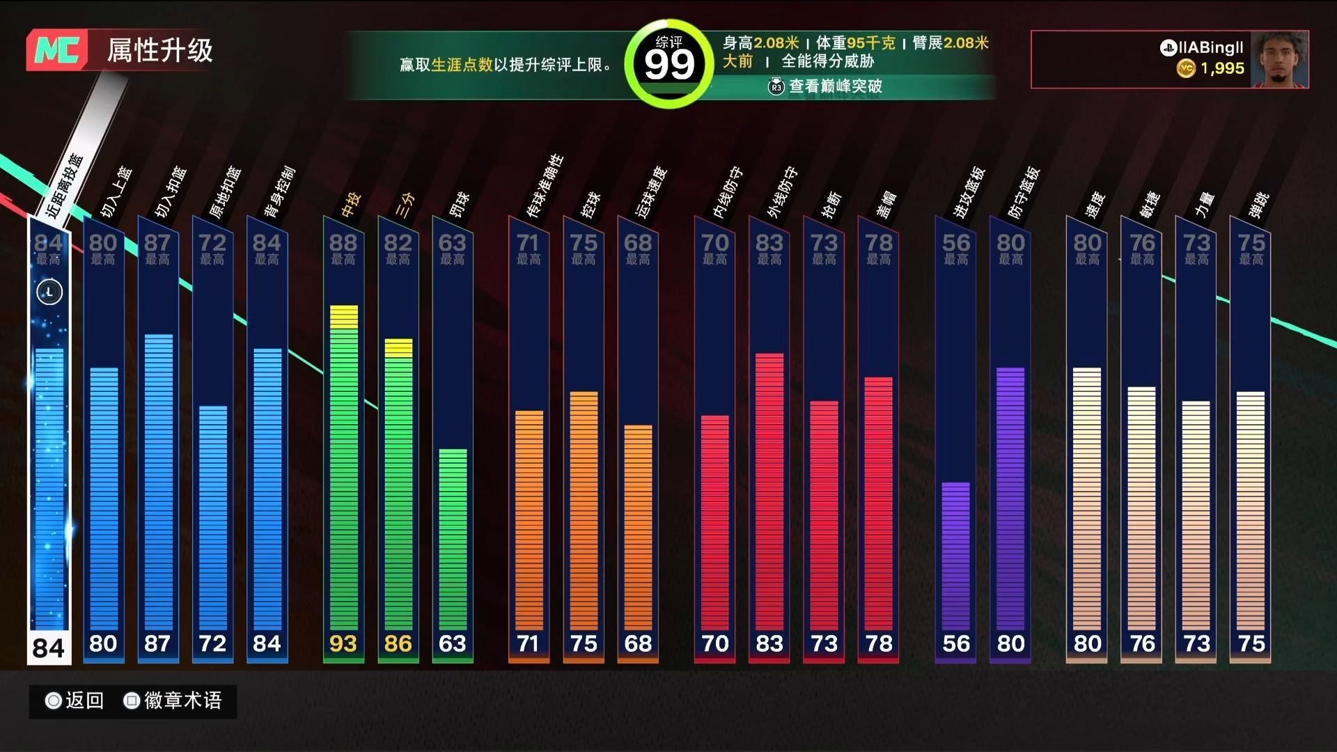 NBA2K官方发布赛后数据，表现引争议